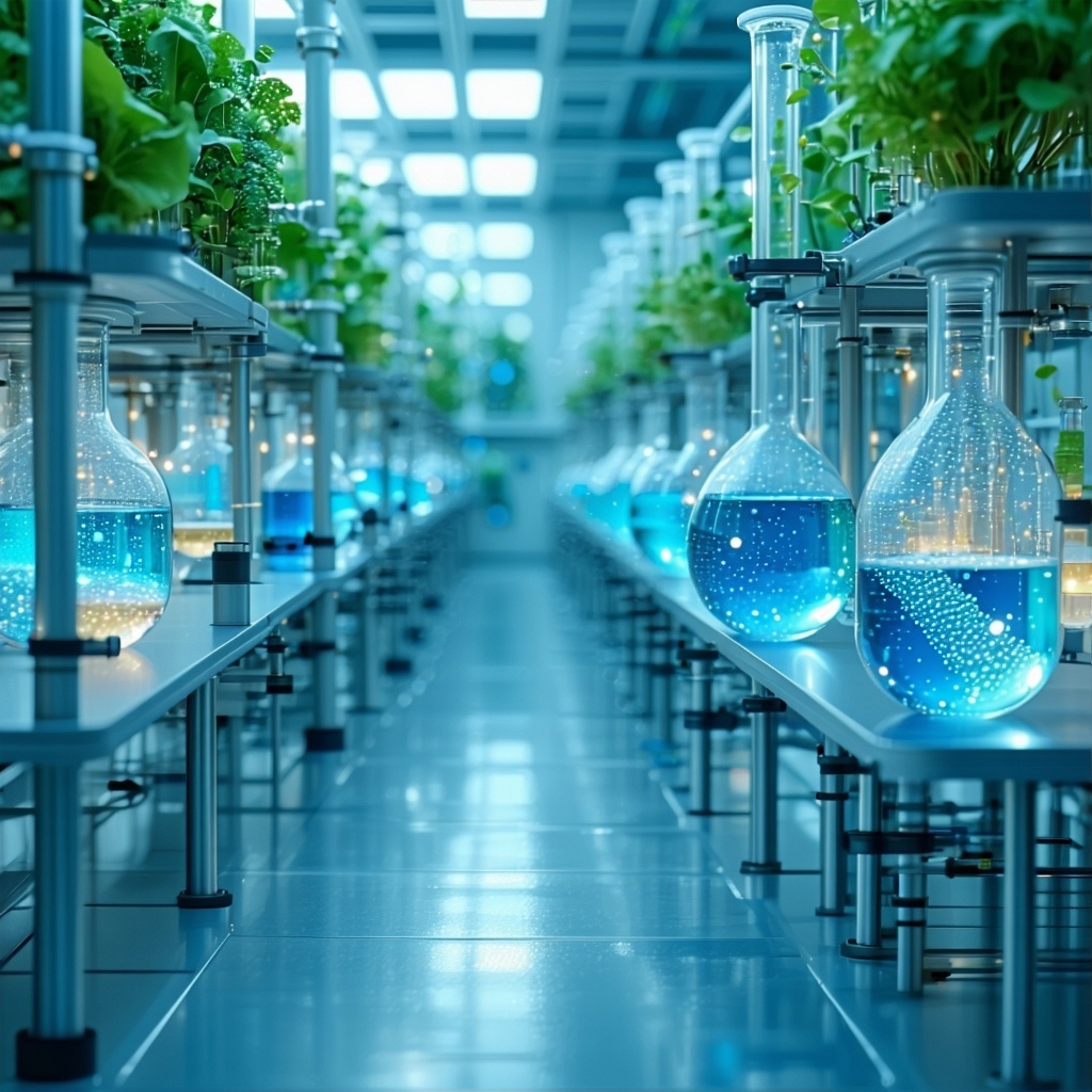 automatyczny titrator z biuretką i elektrodami w roztworze